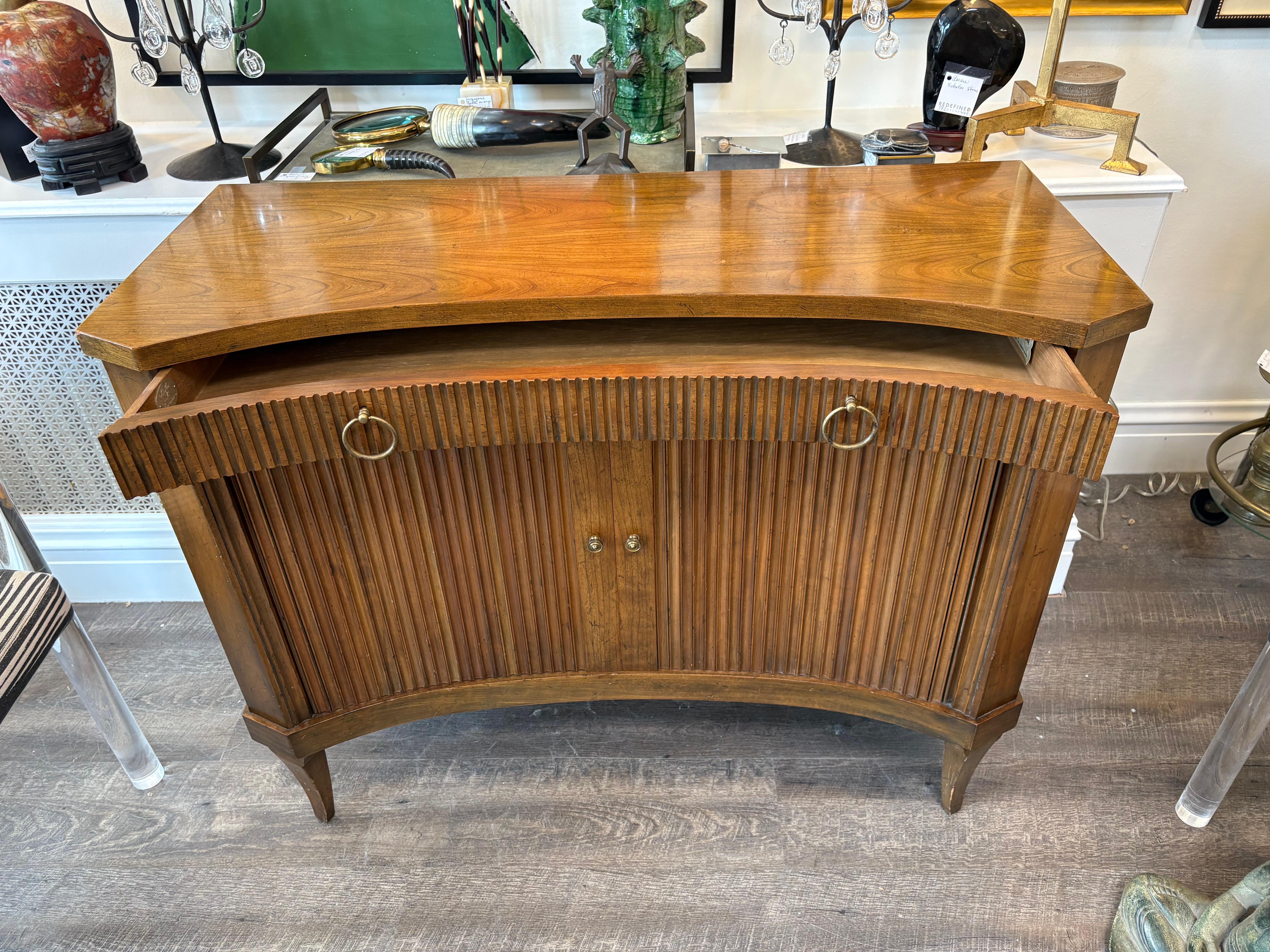 Cassapanca Tambour in Wood di Baker In condizioni buone in vendita a Winnetka, IL
