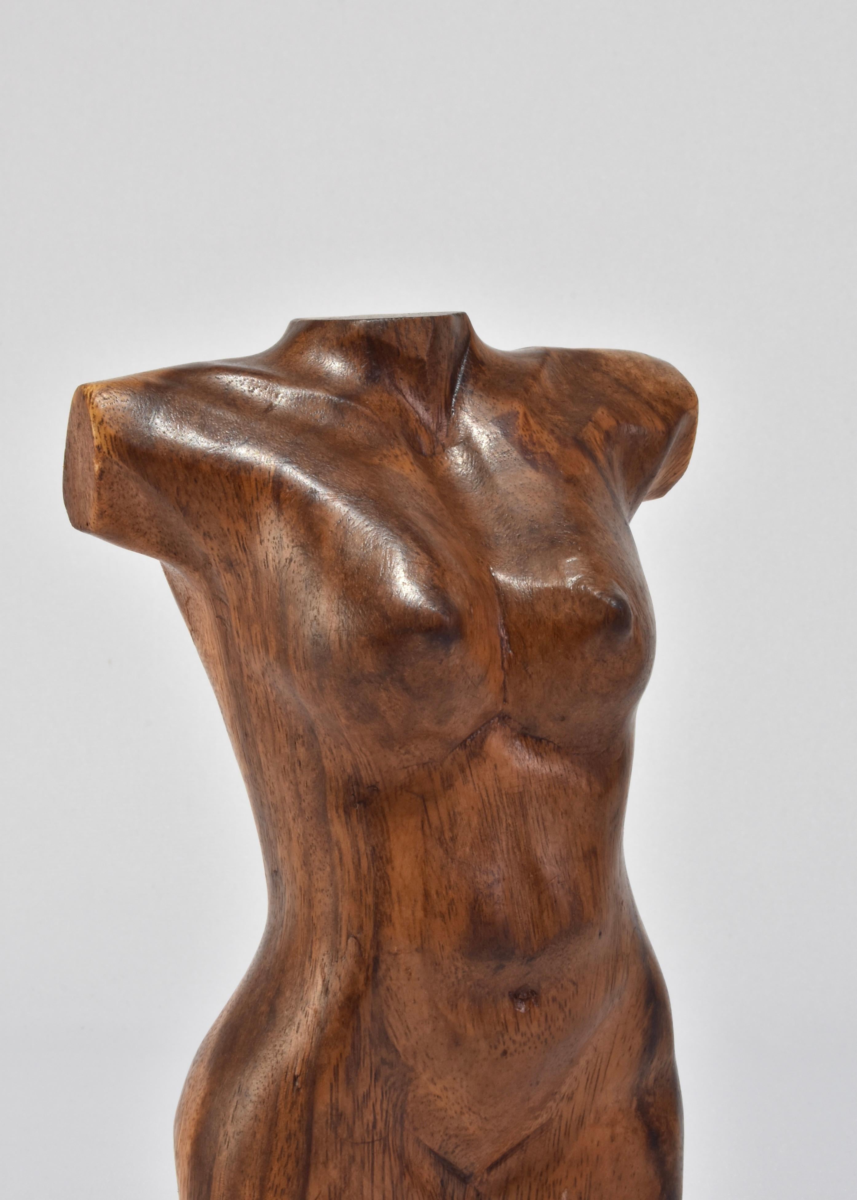 Escultura Torso de Madera siglo XX en venta