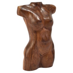 Wood Torso Sculpture