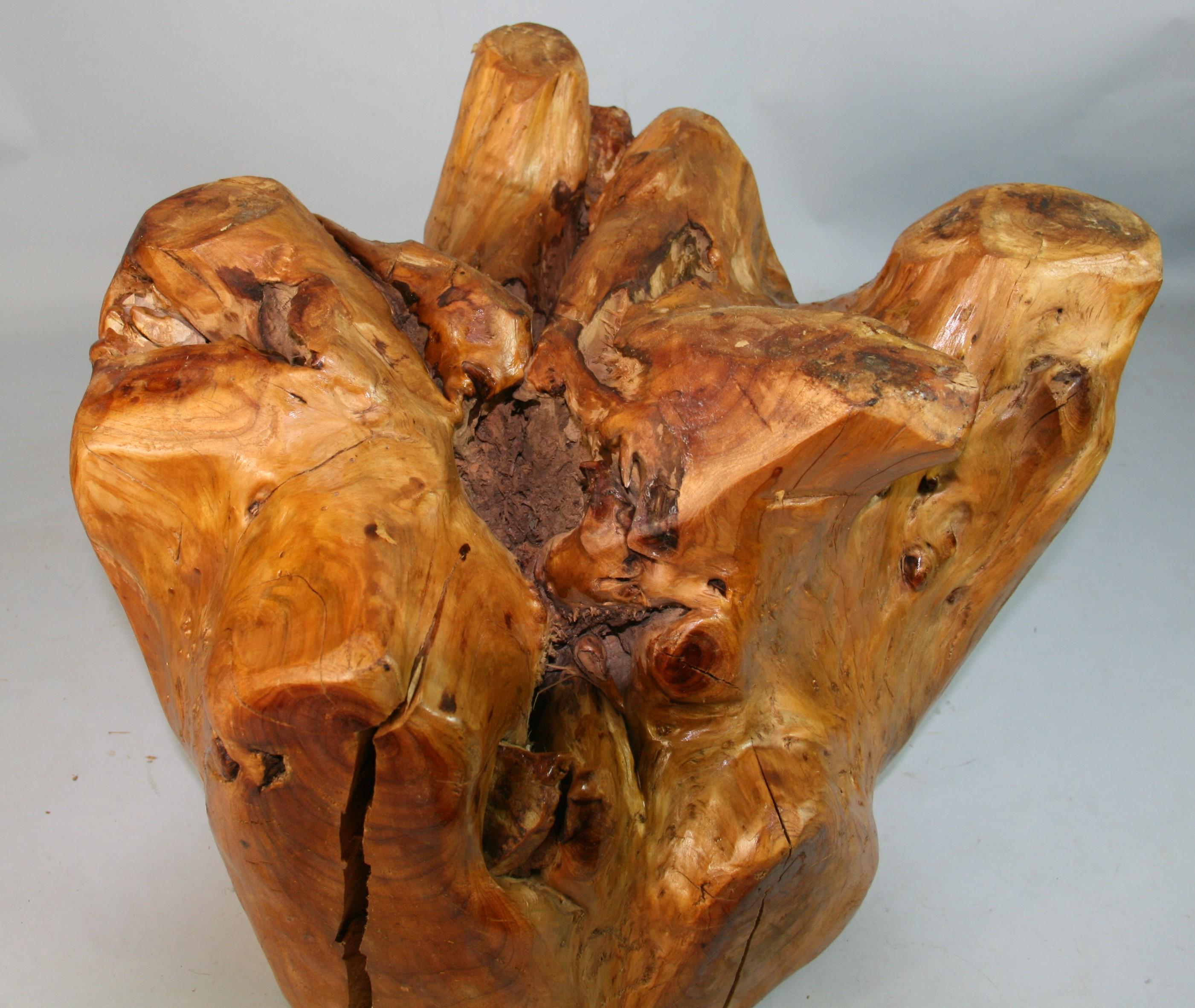 Wood Tree Root Side Table/Table Base For Sale 13