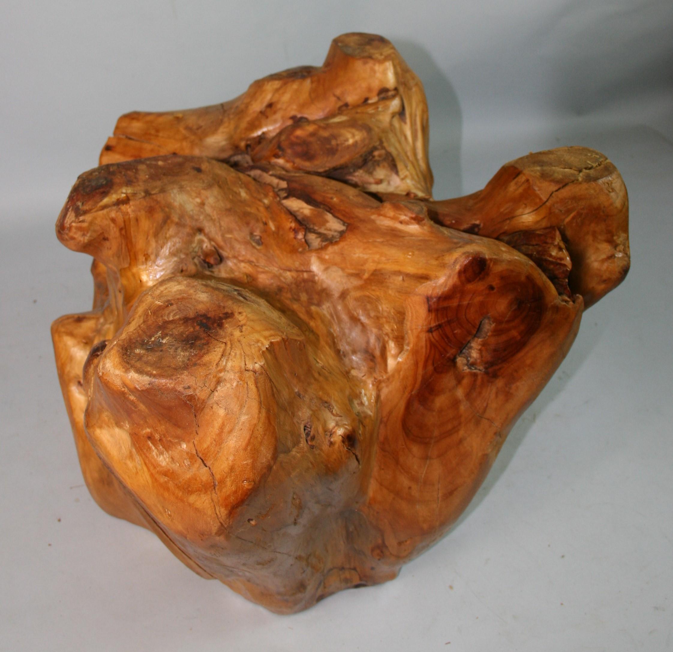 Wood Tree Root Side Table/Table Base For Sale 15