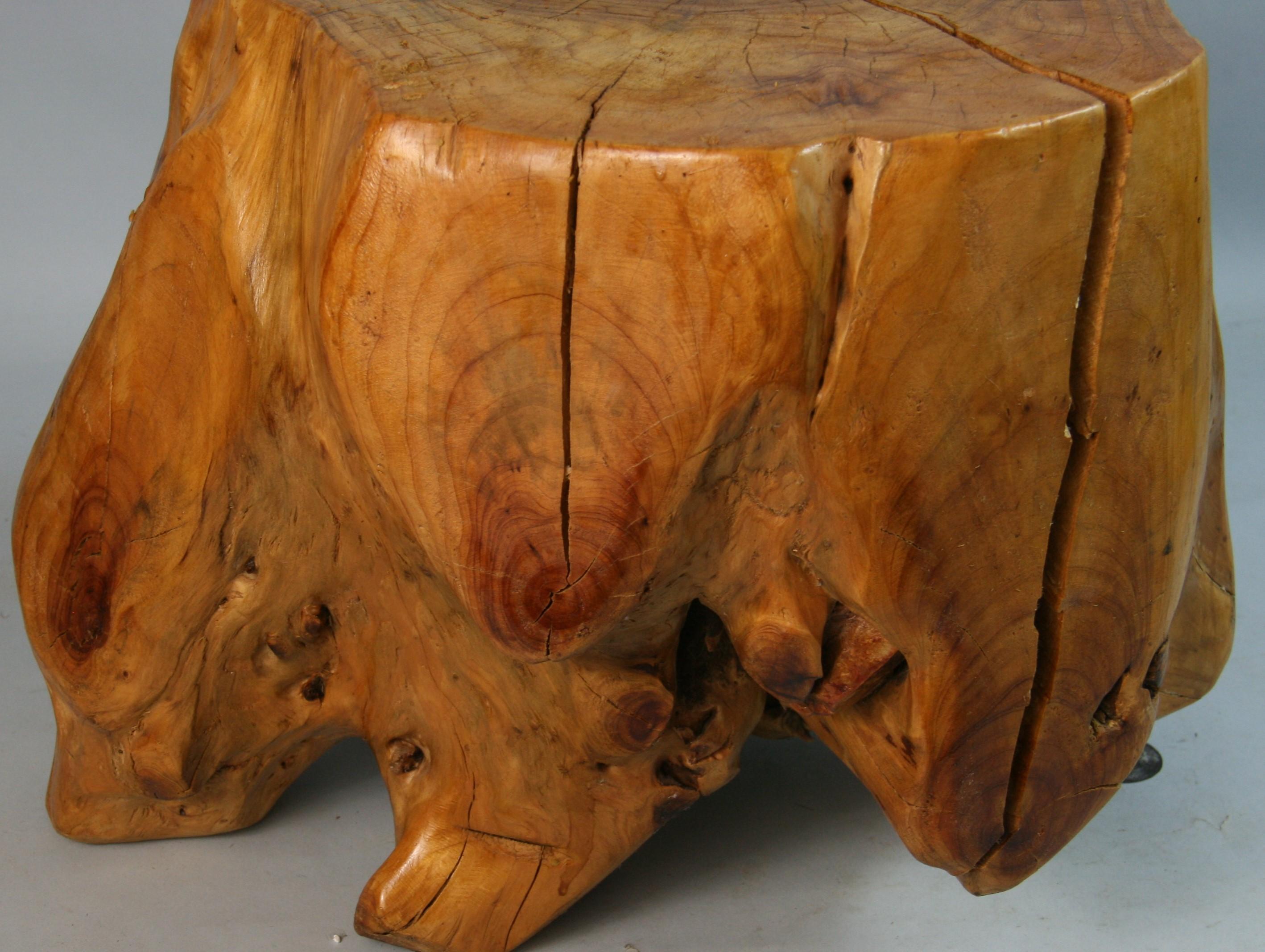 Wood Tree Root Side Table/Table Base For Sale 3