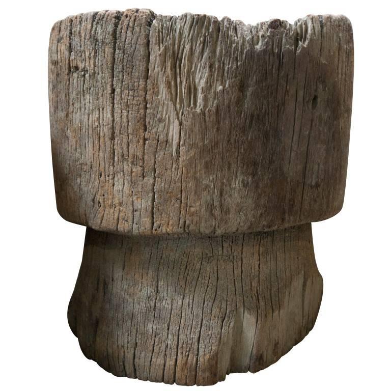 A creative selection for a nature lover, these tree stump planters from India are beautiful with any choice of flora.