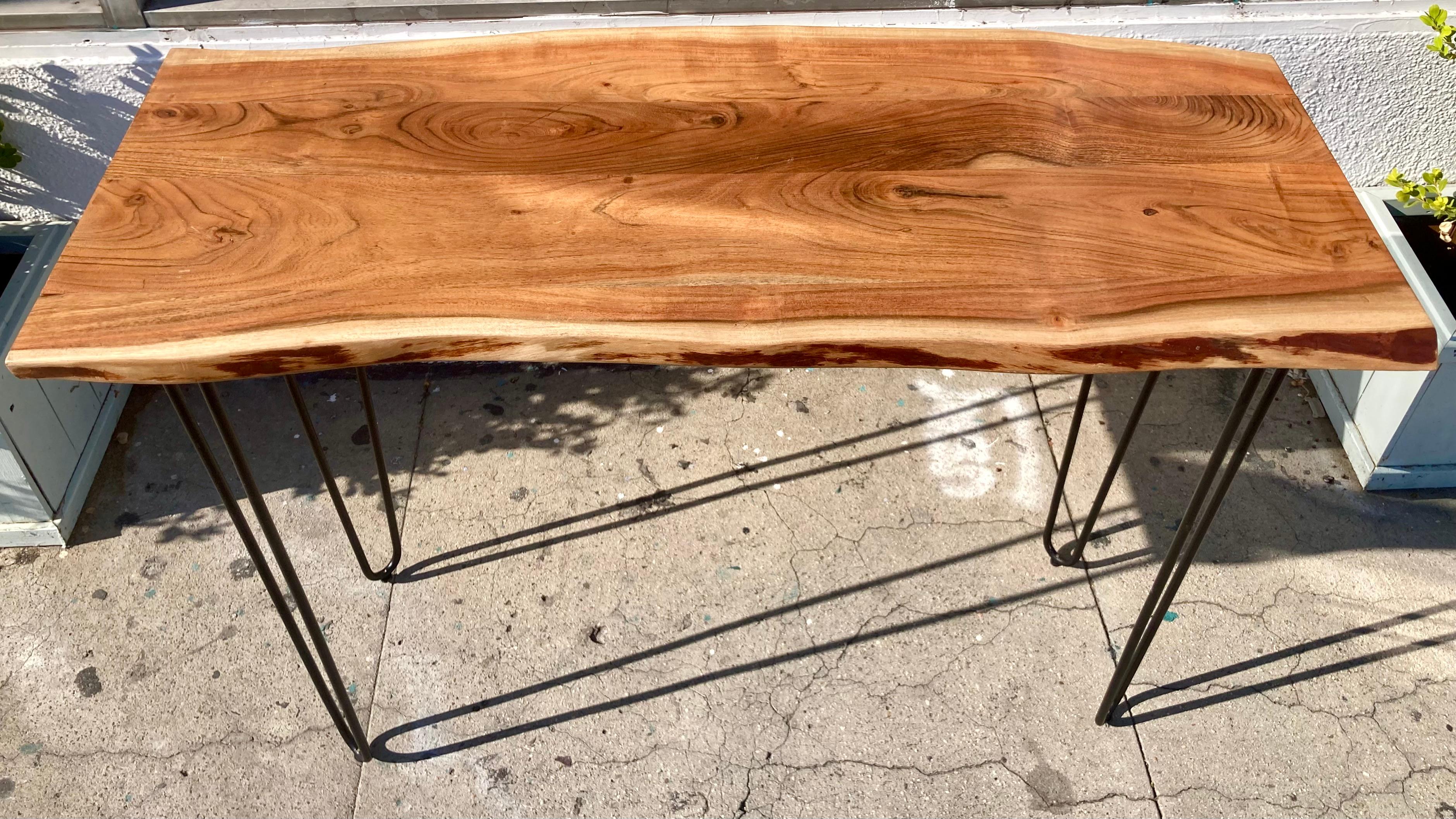 Américain Console en forme de tronc d'arbre Wood en vente