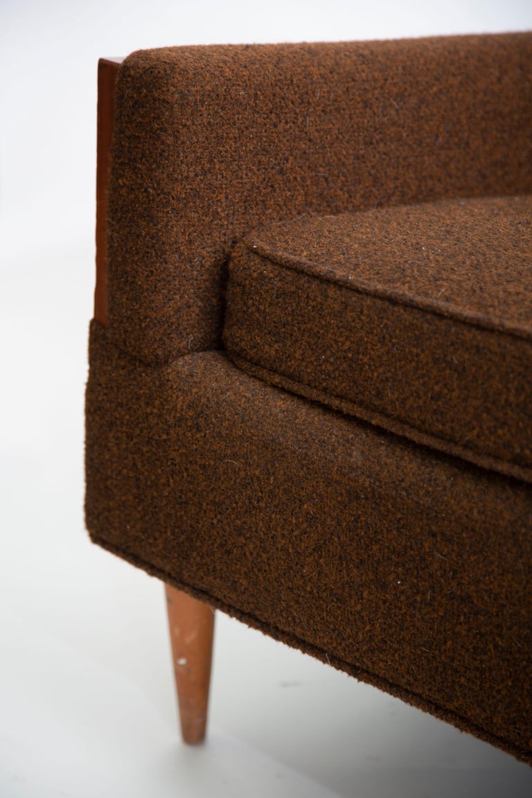 Mid Century Modern Wood Trim Lounge Chair, 1969, USA For Sale at