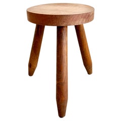 Sgabello a treppiede in Wood, 1960 Francia