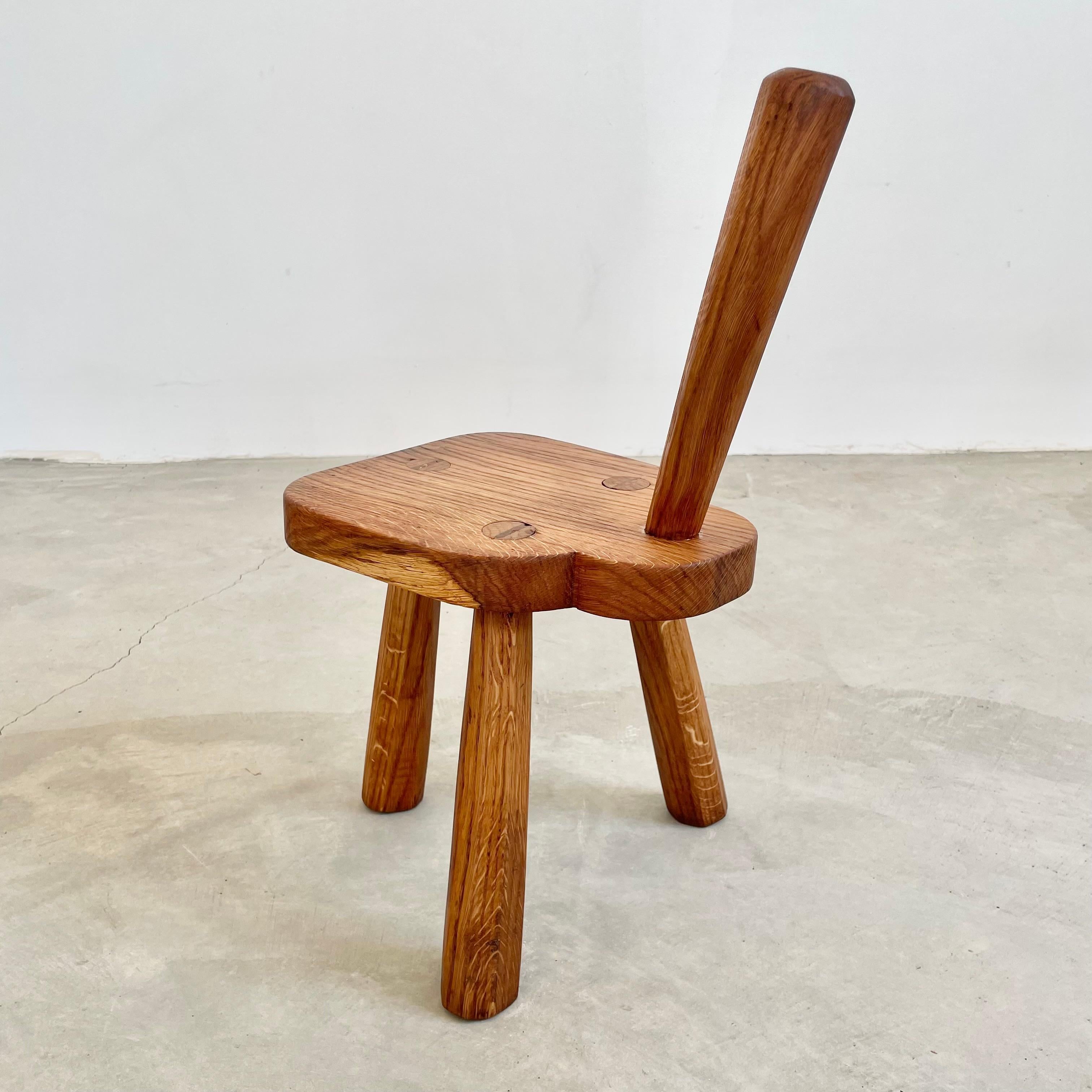 tripod chair wood