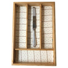 Wood Utensil Flatware Holder