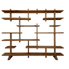Wood Vintage Shelving System