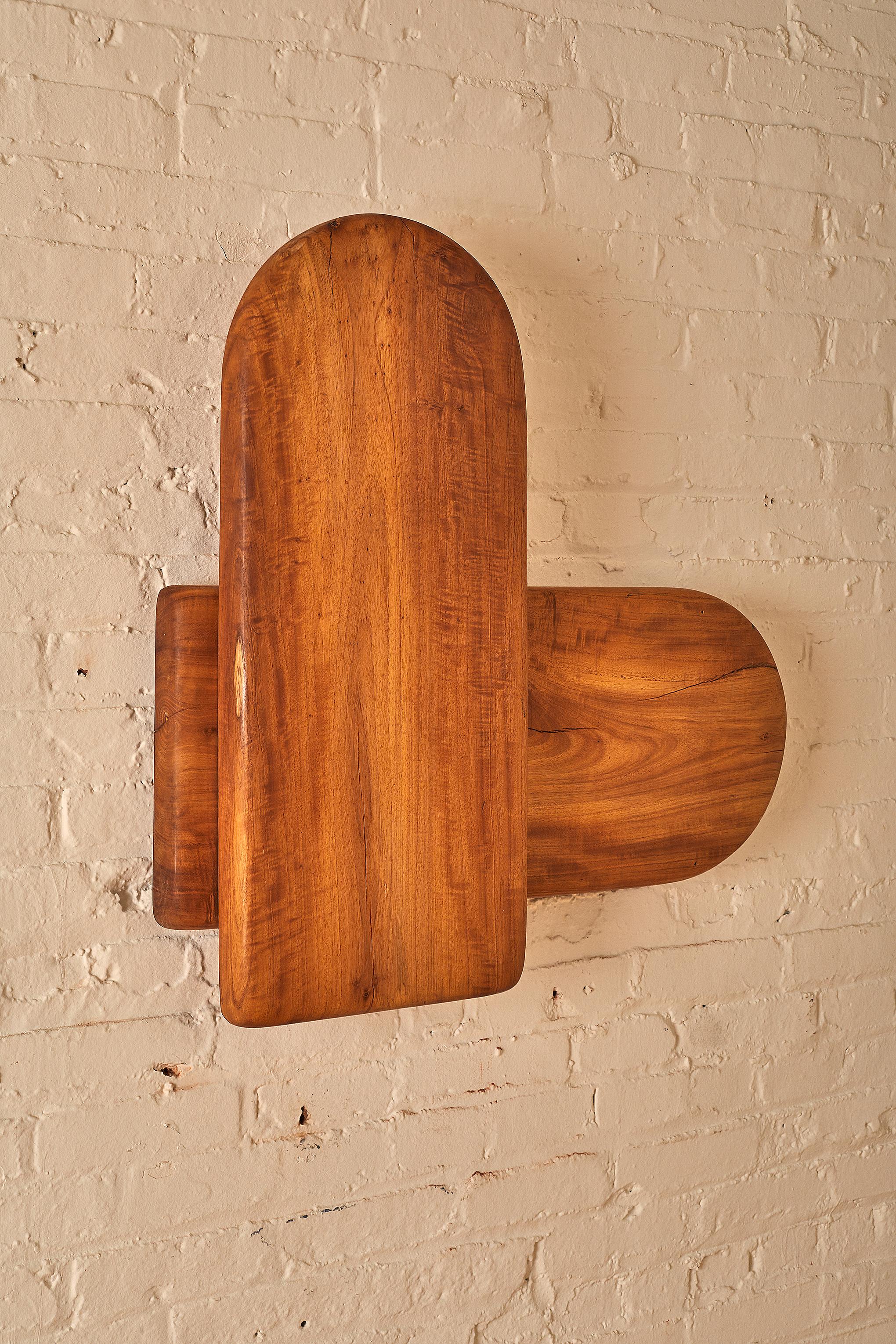 Modern Wood Wall Sculpture by the Somerset House For Sale