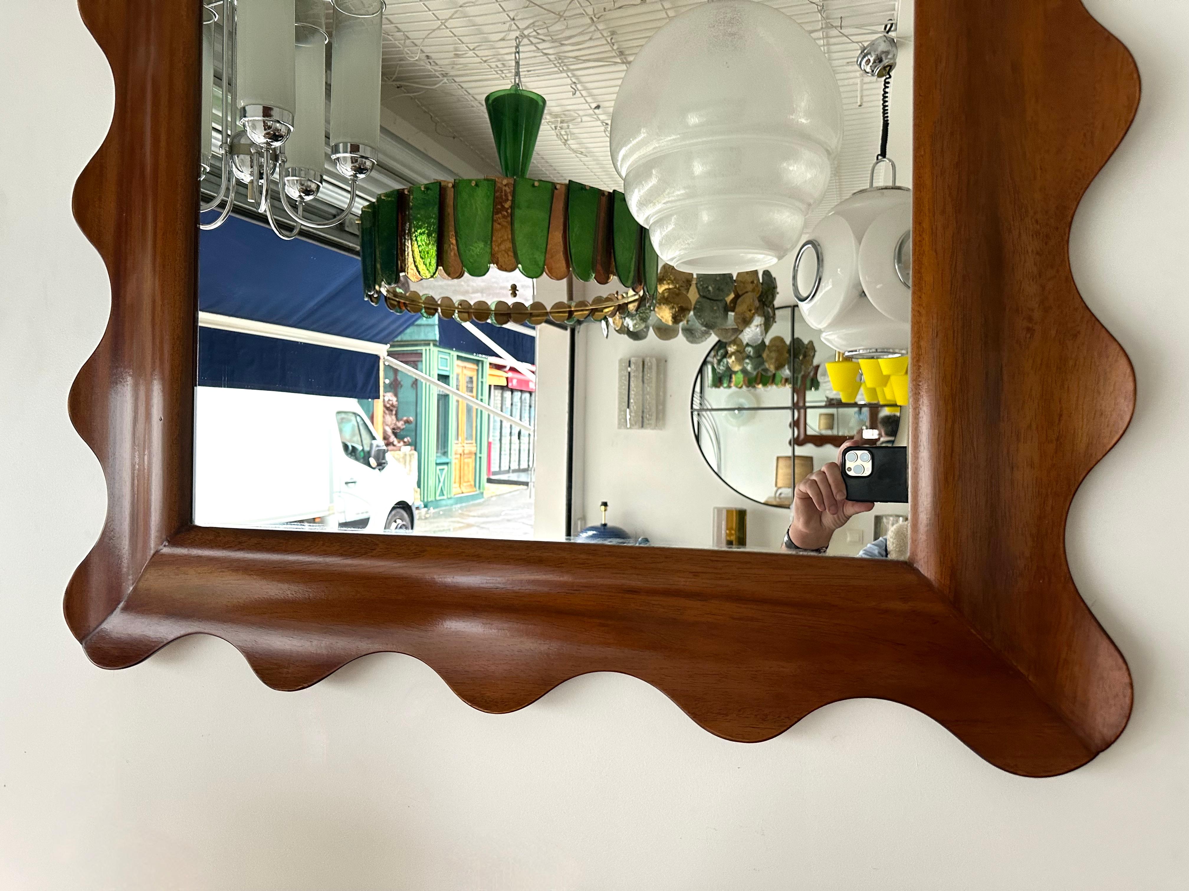 XXIe siècle et contemporain Wood Wood Miroir. Italie en vente
