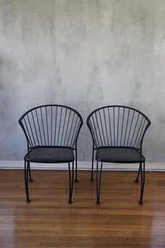 Woodard 1950s Pinecrest Set of Four Chairs Dining Table