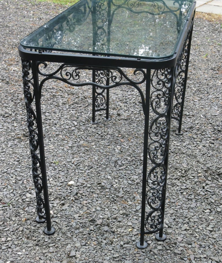 Woodard Andalusian Pattern Console, Server Vintage Patio ...