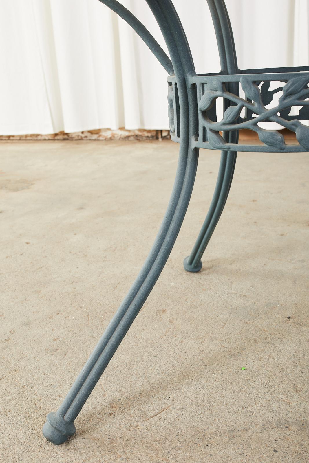 Woodard Heritage Tree of Life Aluminum Garden Dining Set 2