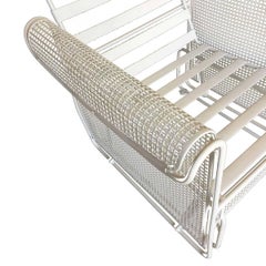Woodard Mesh Outdoor/Patio Side Glider Rocking Lounge Chair