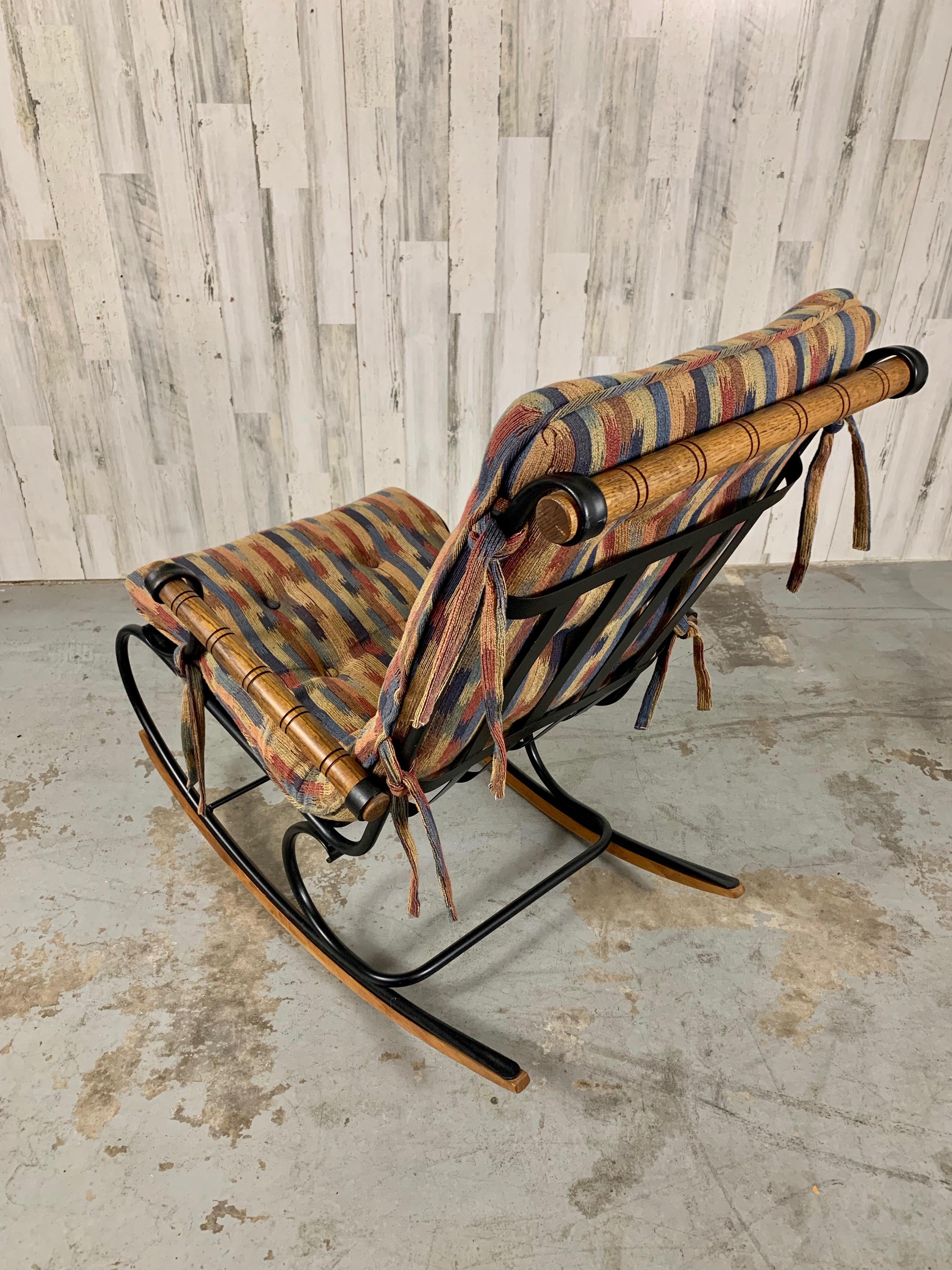 Woodard Modernist Rocking Chair For Sale 3