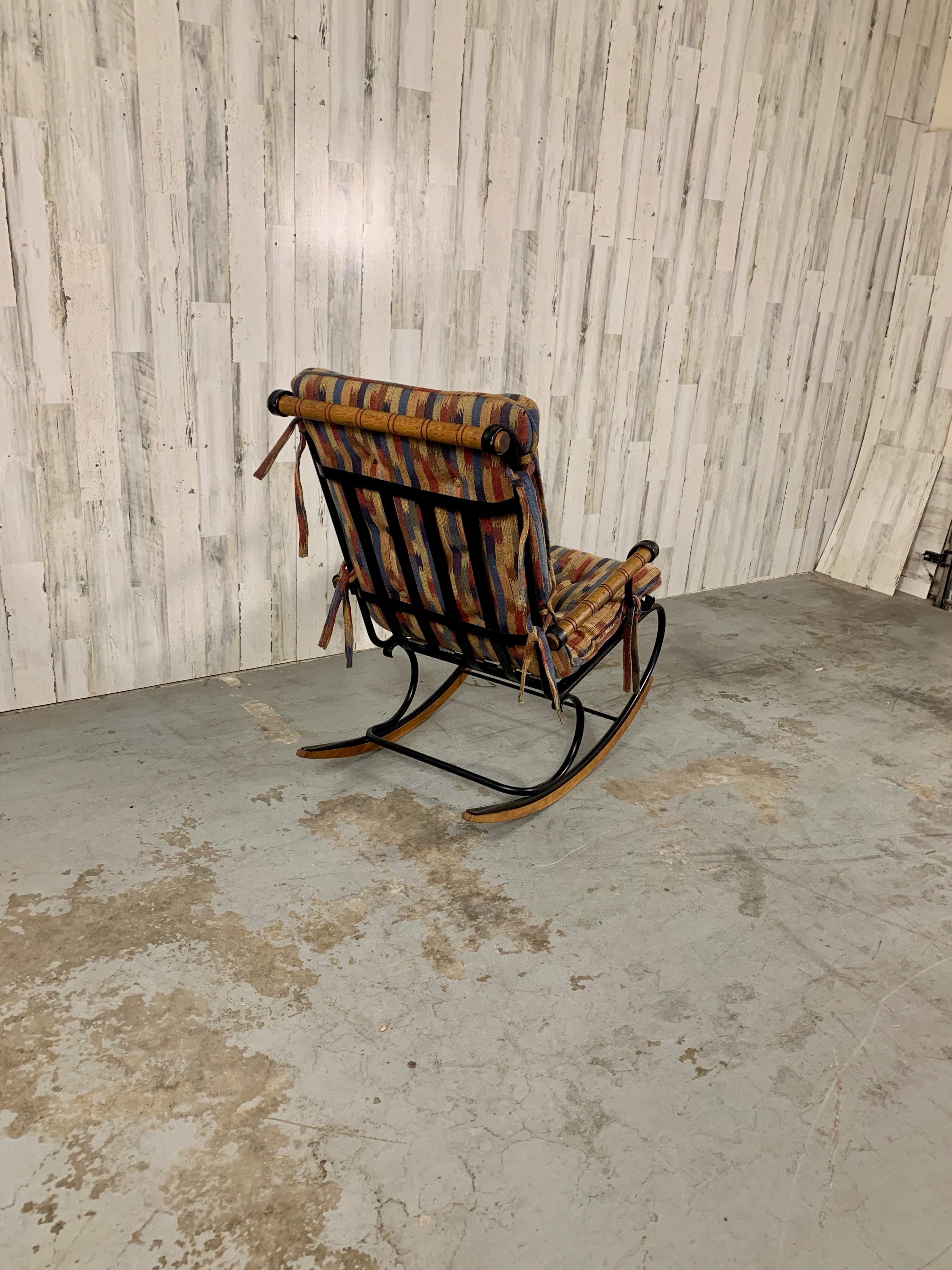 Woodard Modernist Rocking Chair For Sale 8