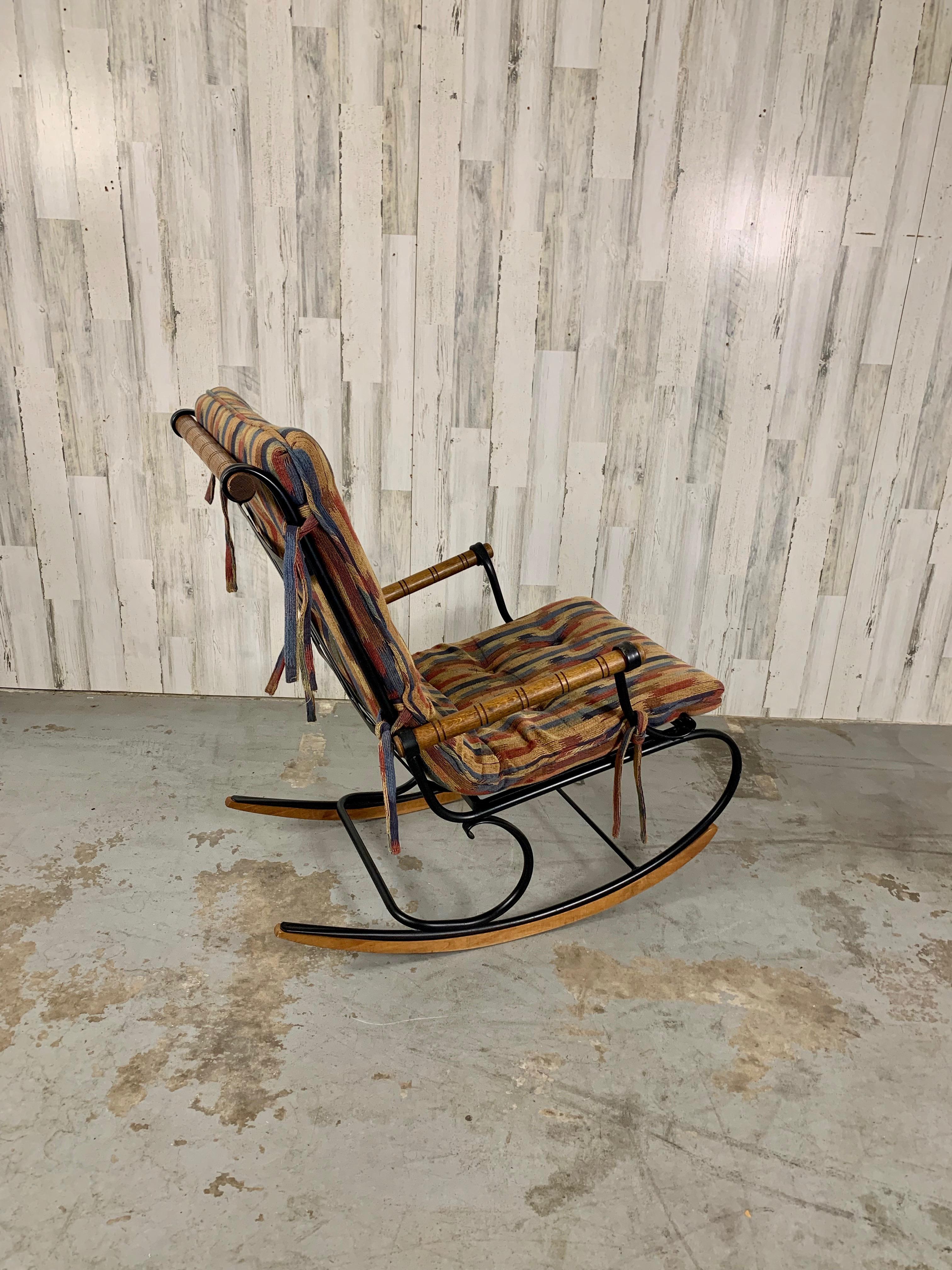 Woodard Modernist Rocking Chair For Sale 9
