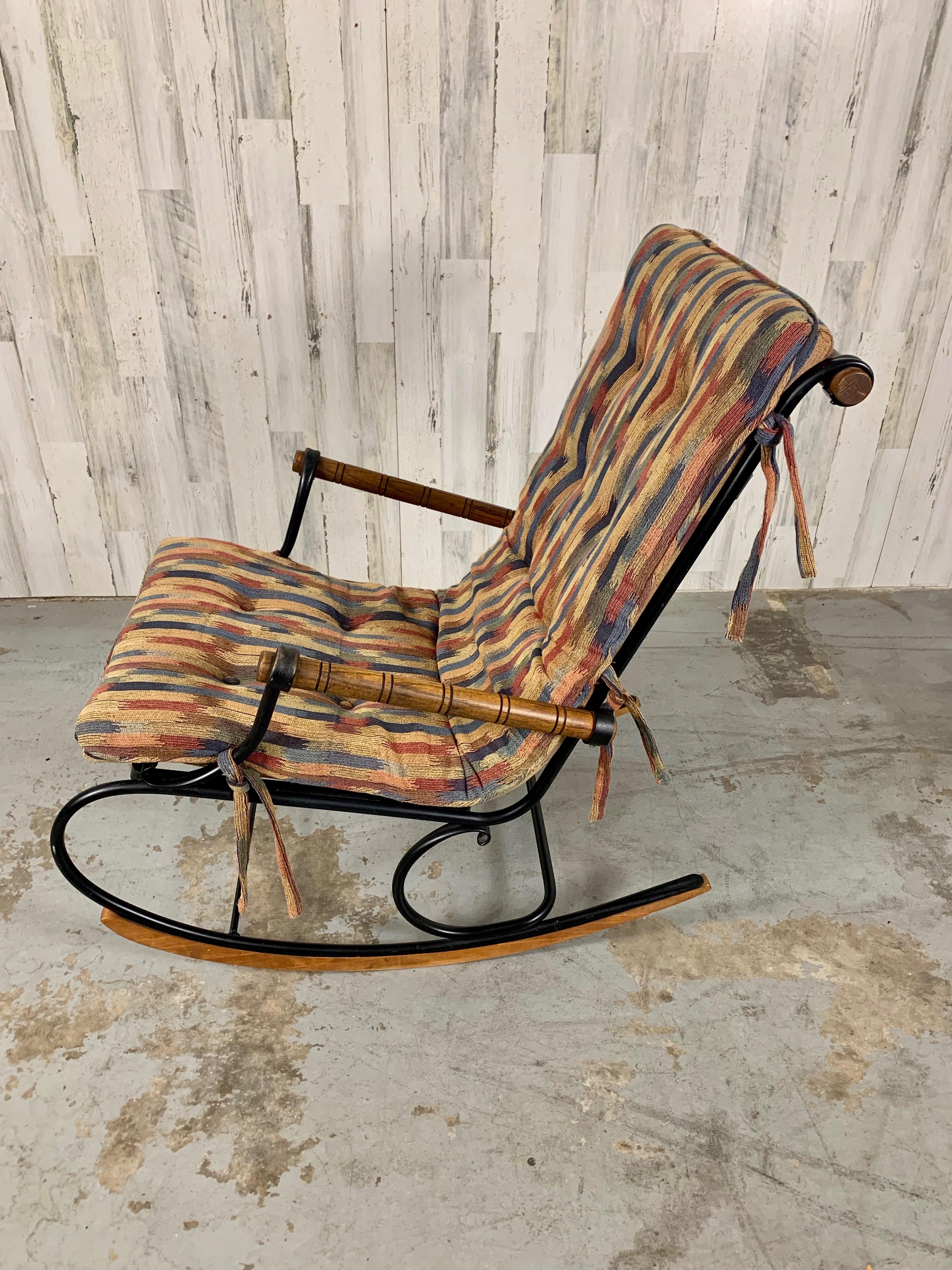 20th Century Woodard Modernist Rocking Chair For Sale
