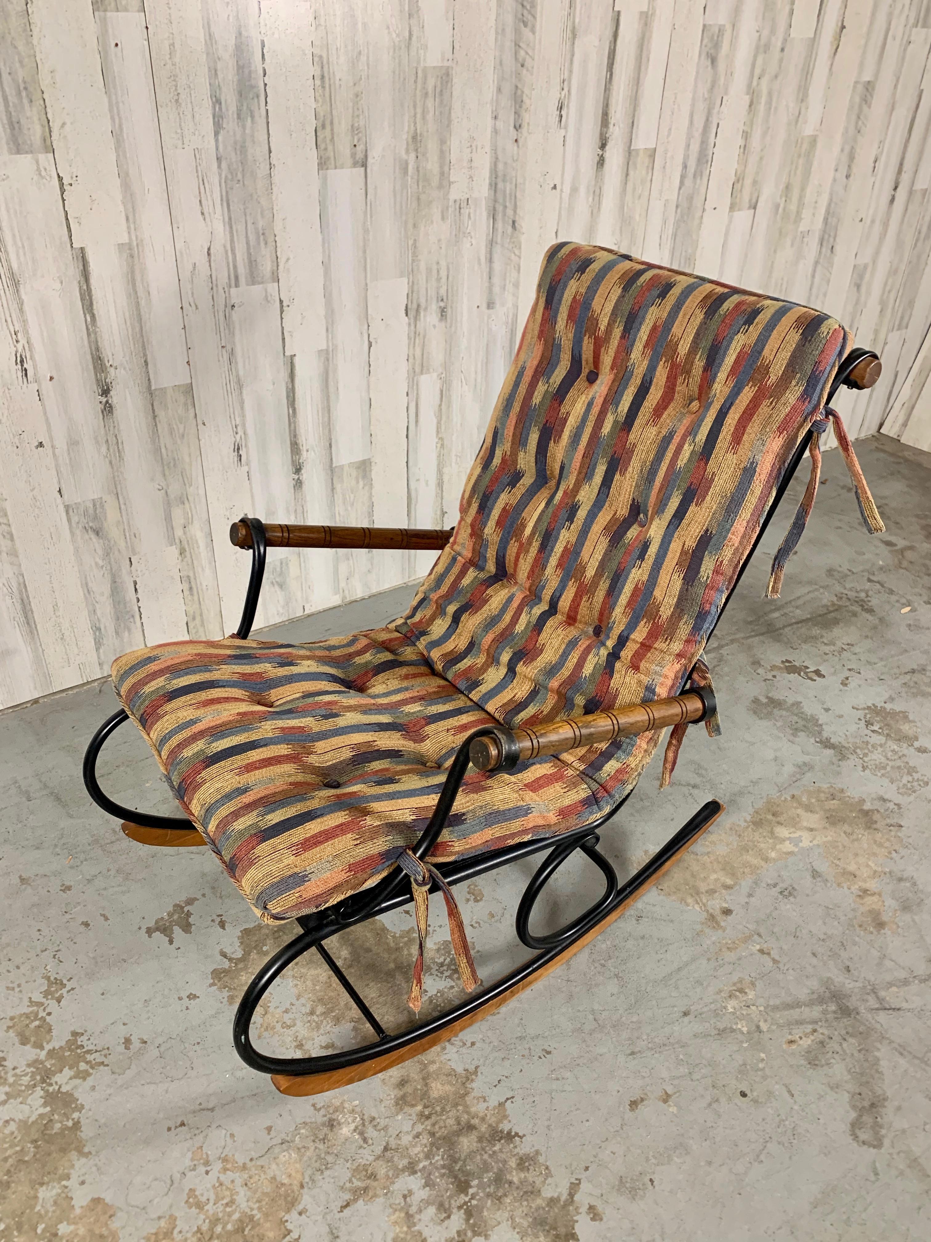 Woodard Modernist Rocking Chair For Sale 1