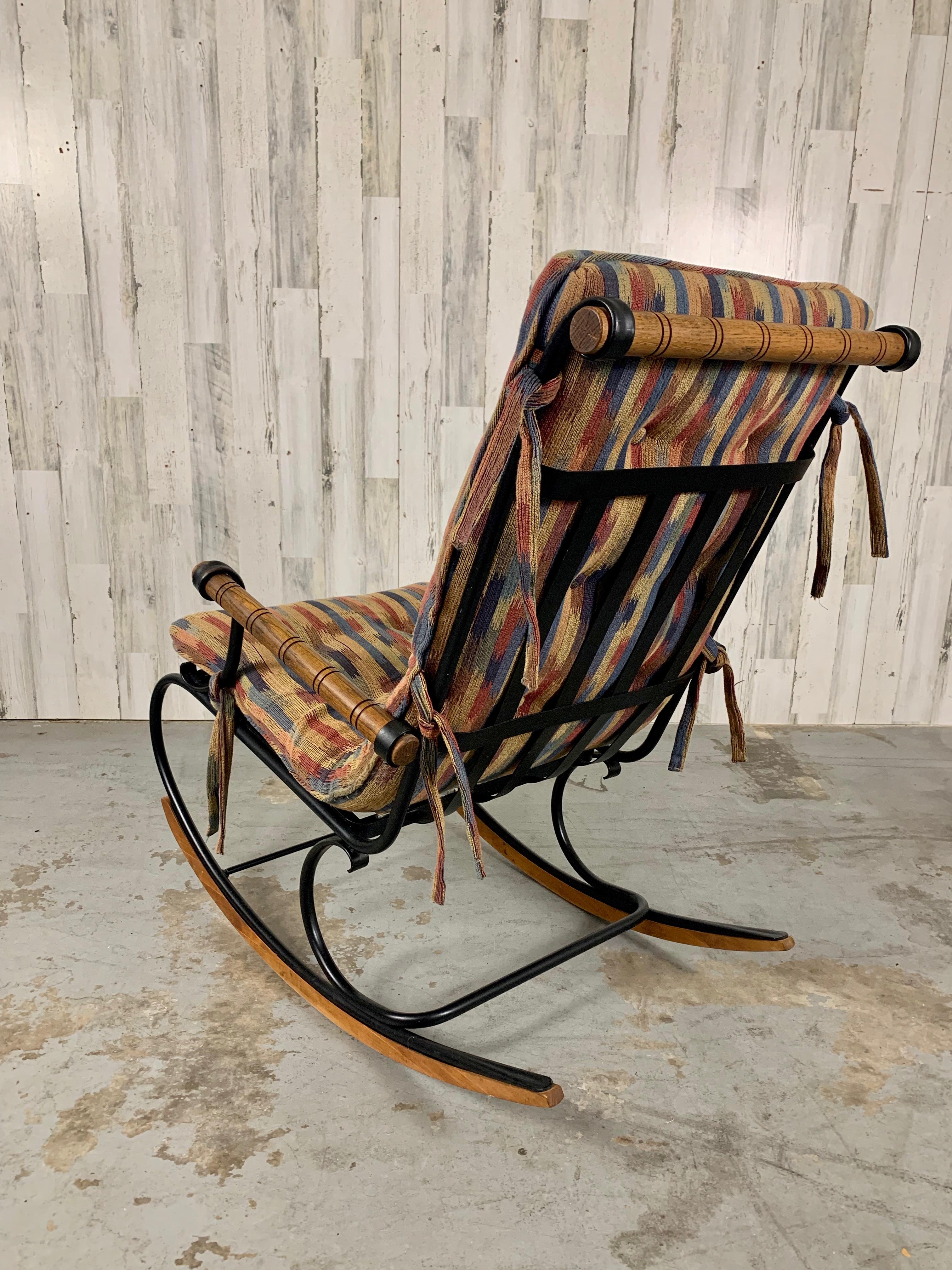 Woodard Modernist Rocking Chair For Sale 2