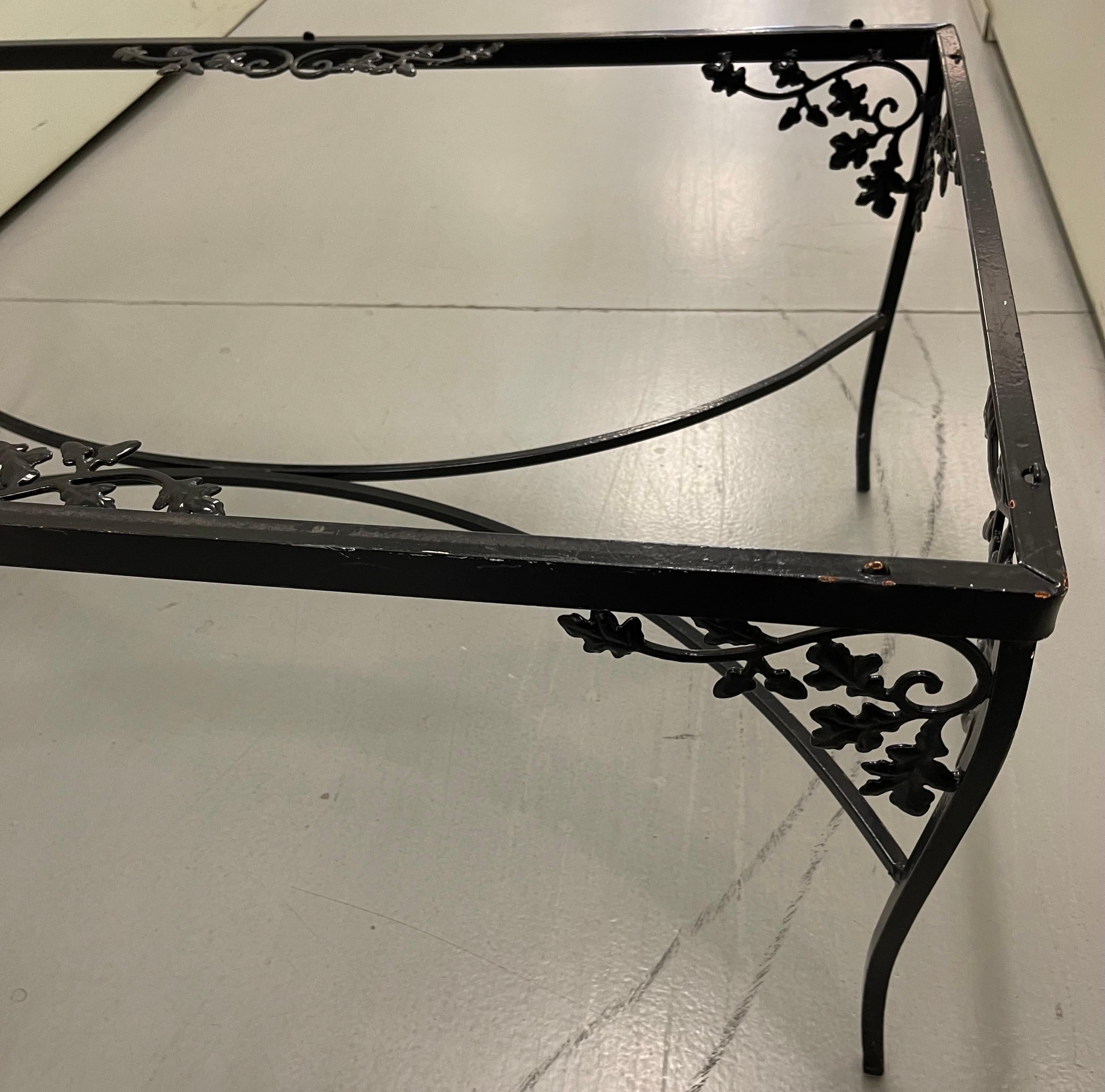 American Woodard Orleans Wrought Iron Coffee Table