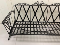 Woodard Orleans Wrought Iron Gilder Sofa Fully Restored