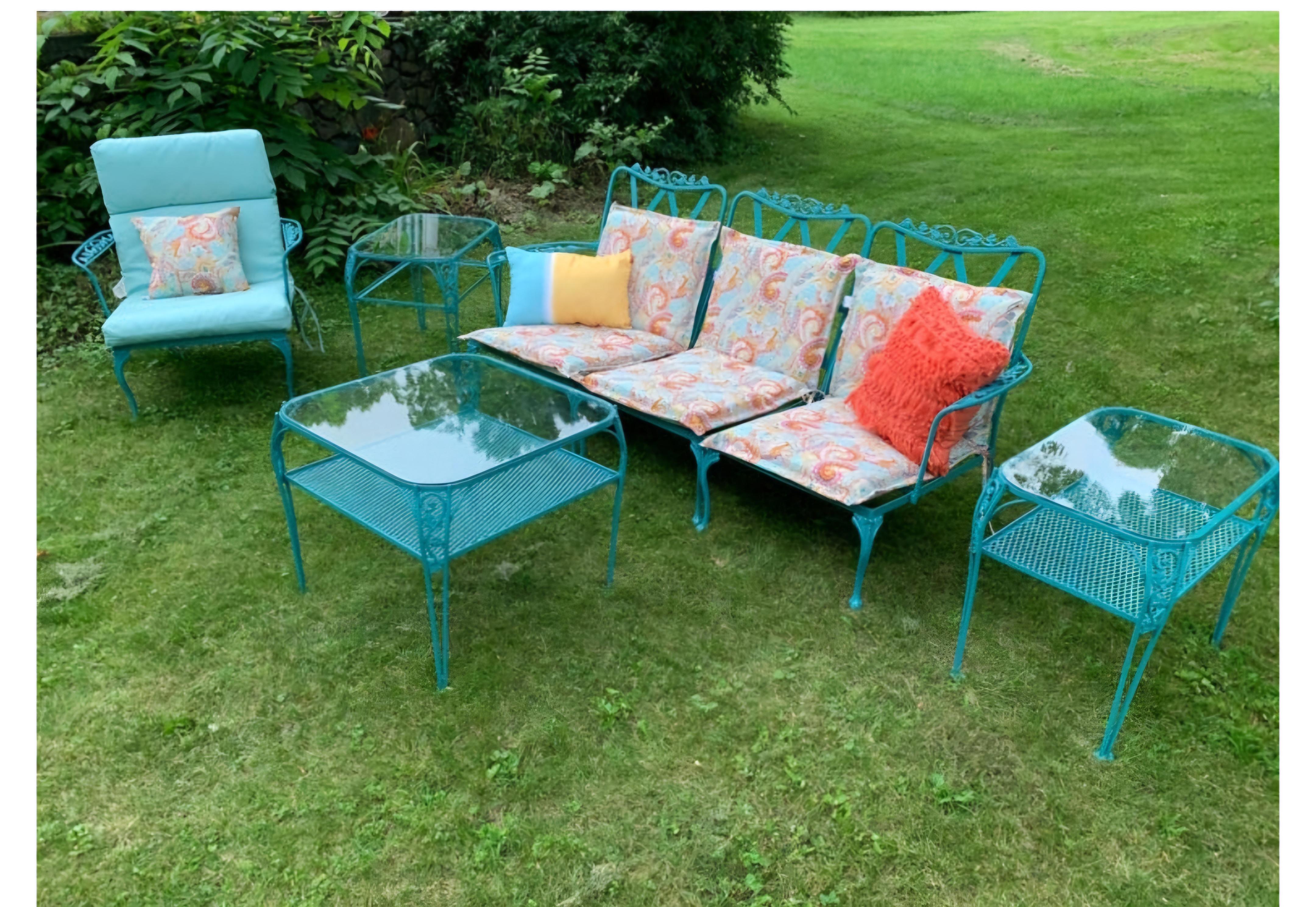 Mid-Century Modern Sièges de terrasse Woodard en vente