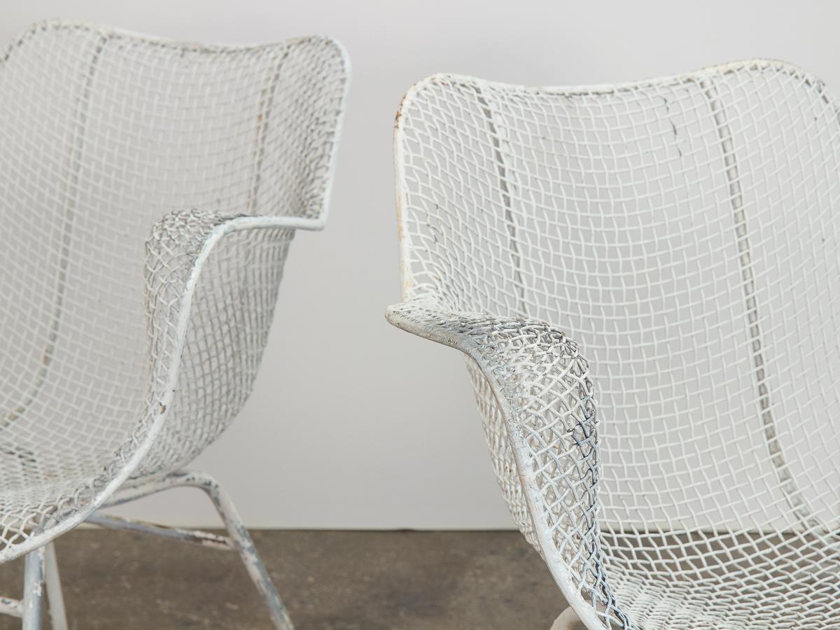 Mid-20th Century Woodard Sculptura Armchairs