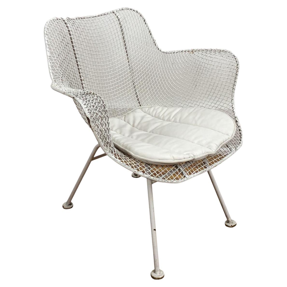 Woodard Sculptura Chairs with Armrest and Cushion