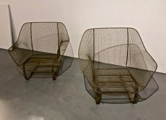 Woodard Sculptural Rocker Chairs, 2 Pairs