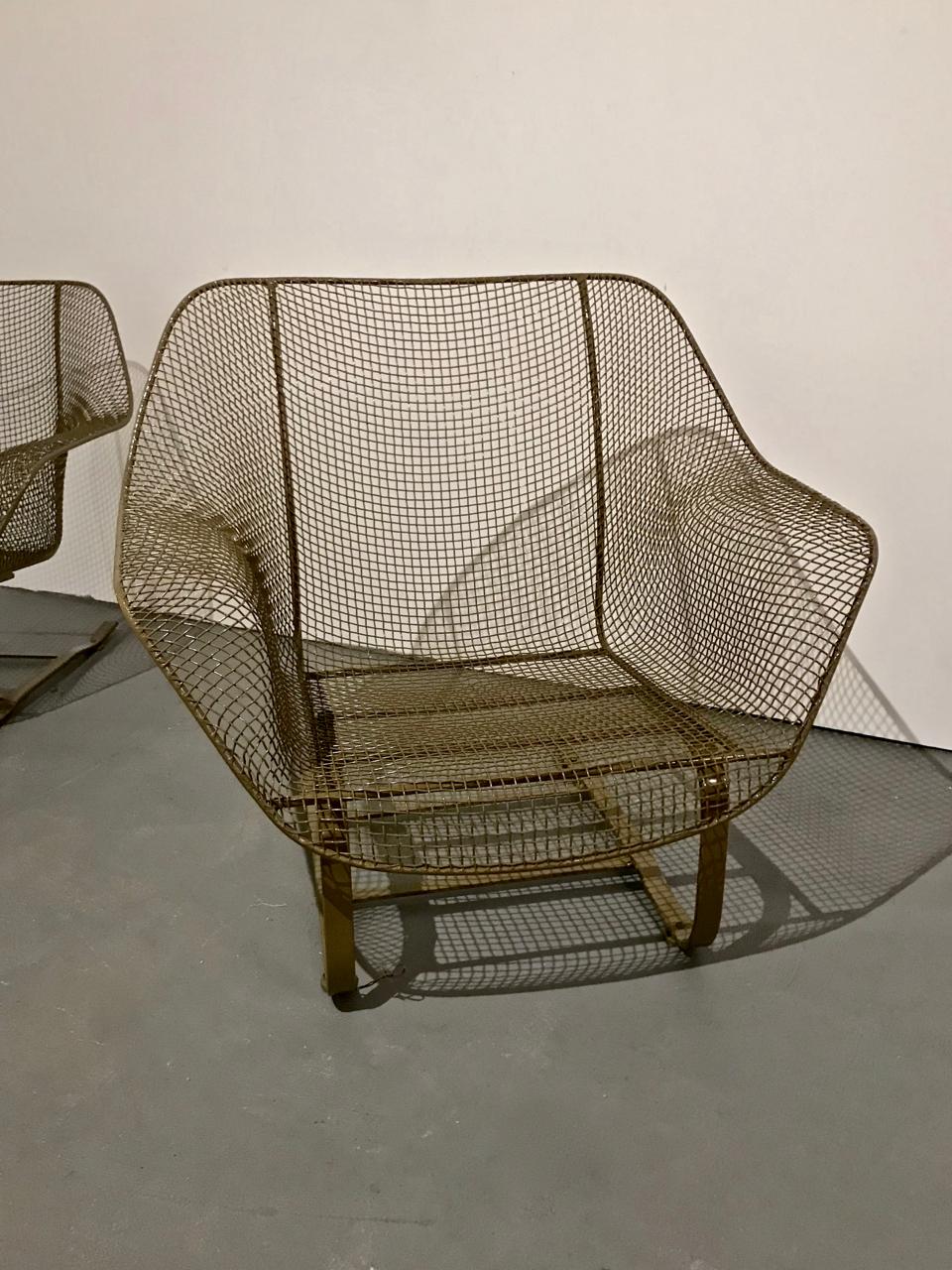 20th Century Woodard Sculptural Rocker Chairs, 2 Pairs