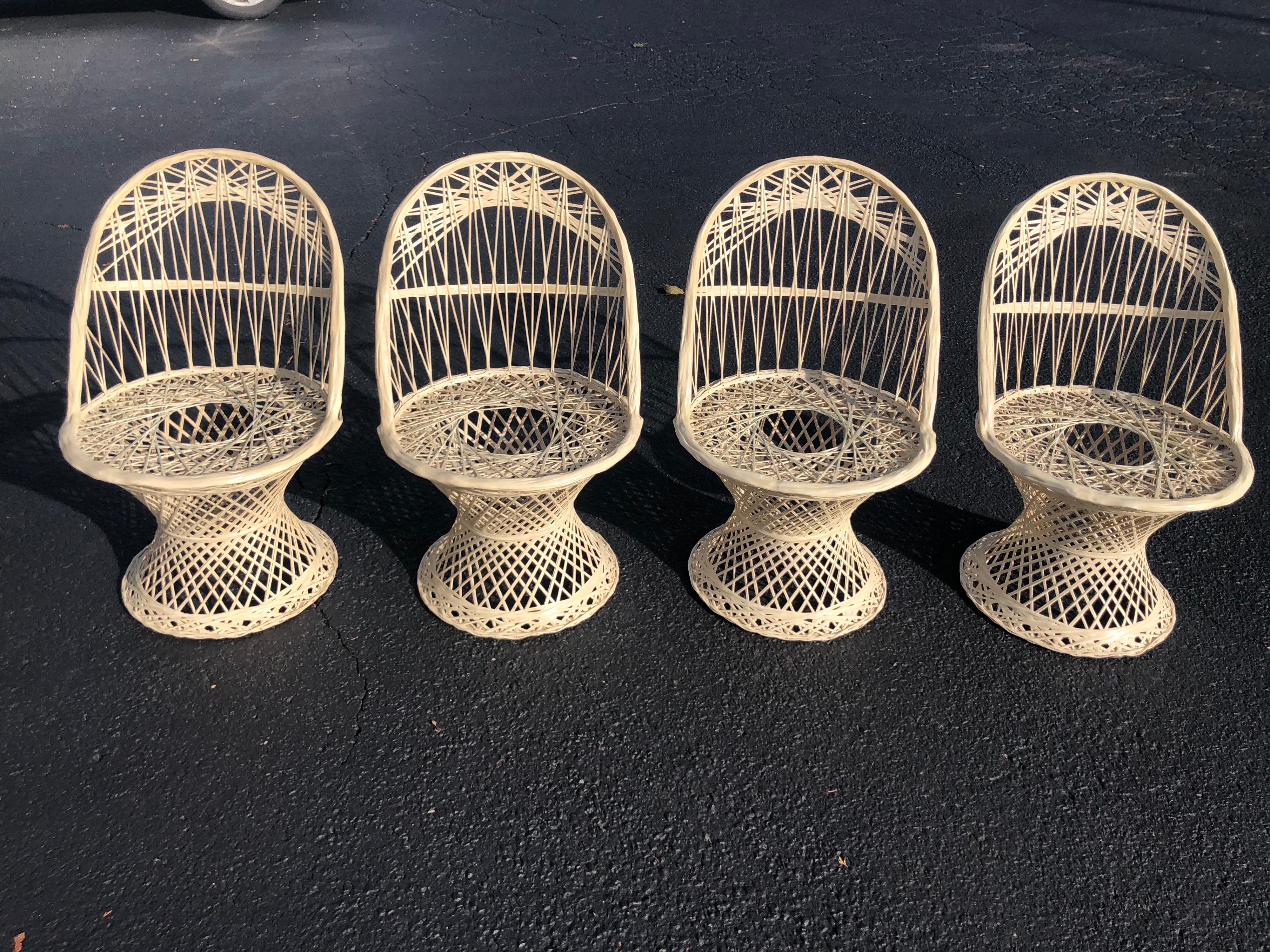 Mid Century Spun Fiberglass Patio Set by Russell Woodard 1