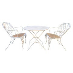 Woodard Wrought Iron Chairs and Table