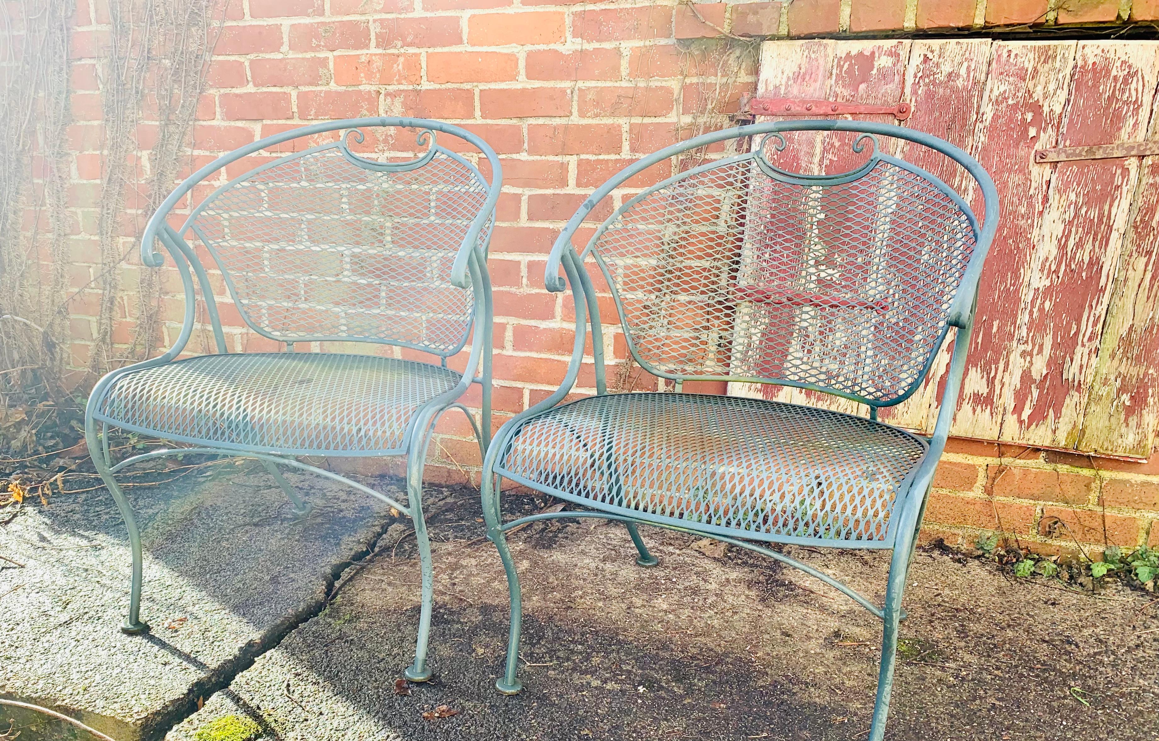 Woodard Wrought Iron Chairs For Sale 1