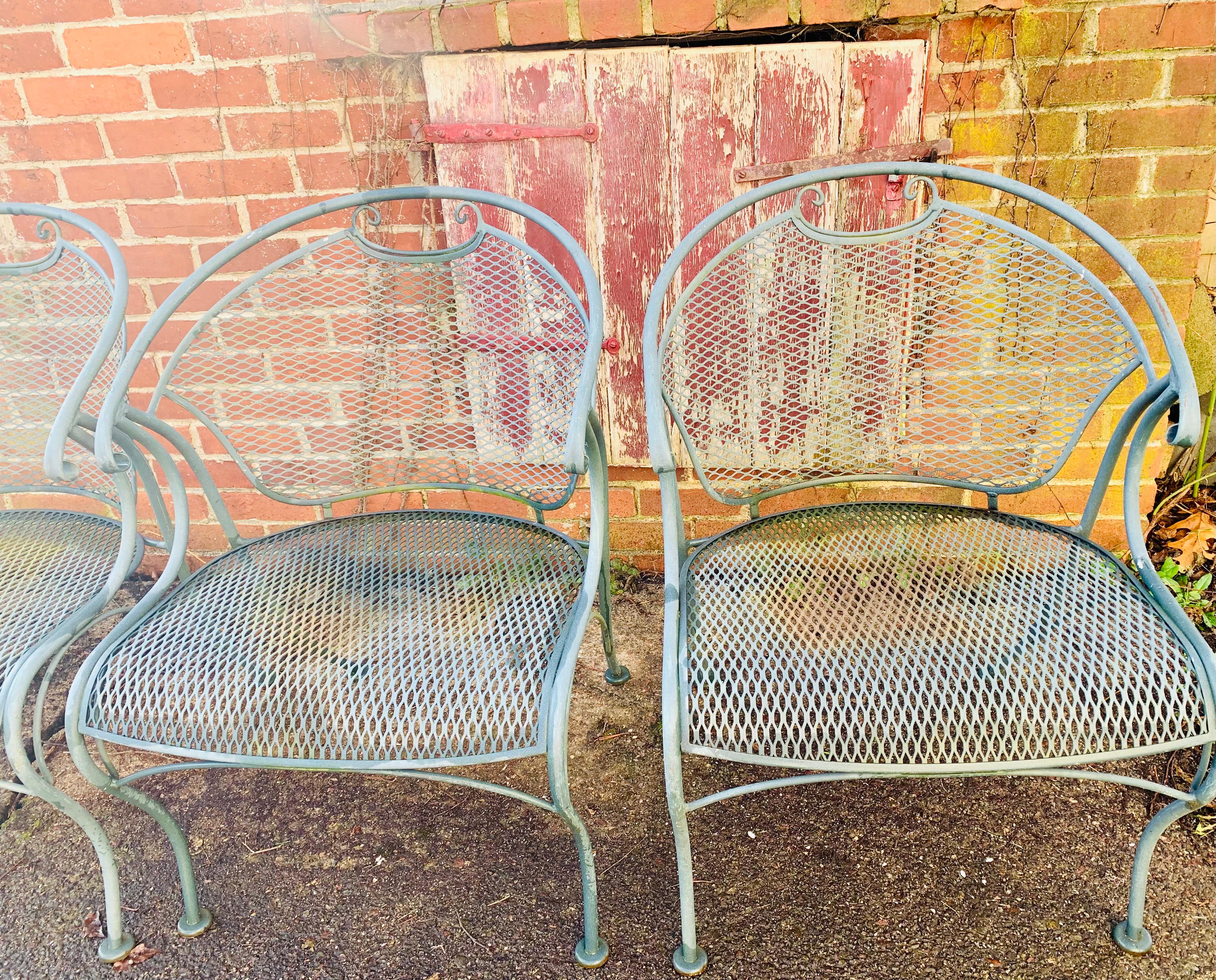Woodard Wrought Iron Chairs For Sale 2
