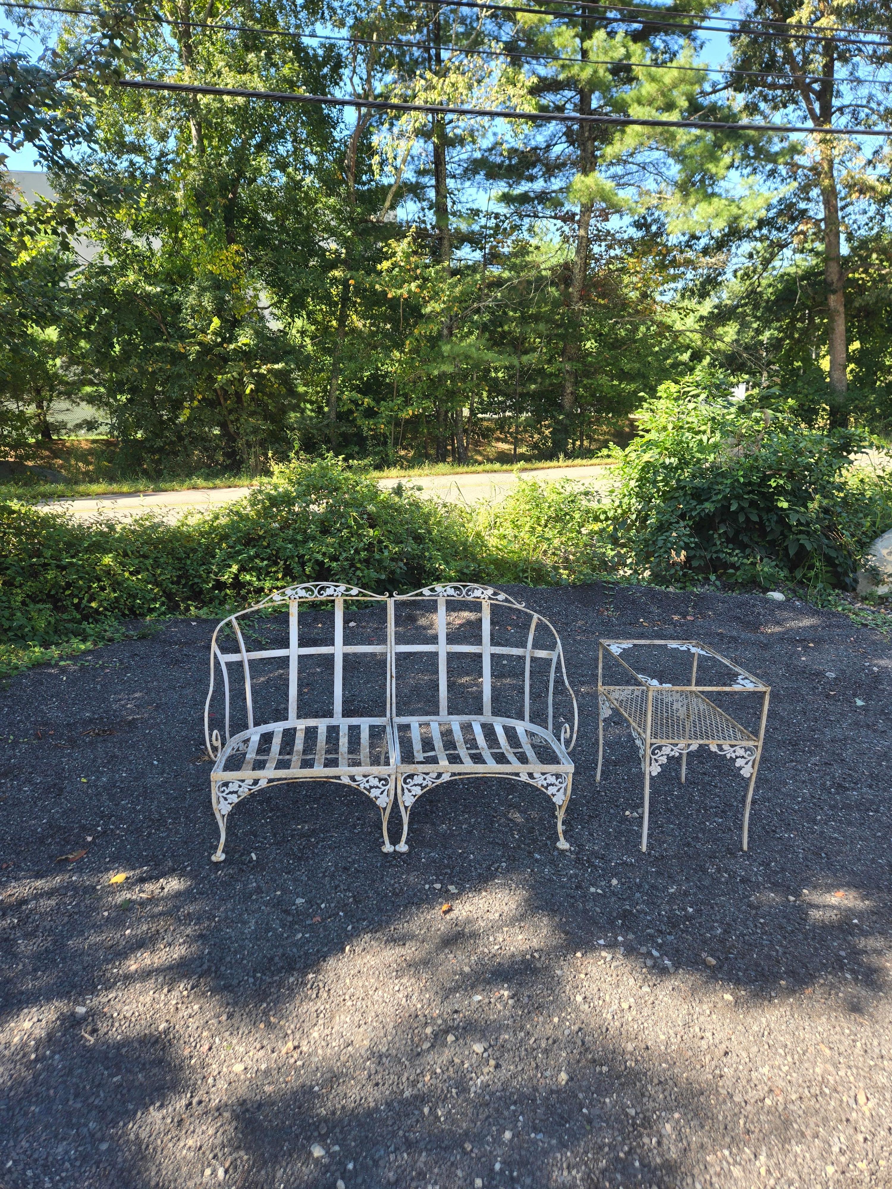 Woodard Wrought Iron Outdoor Patio Furniture For Sale 4