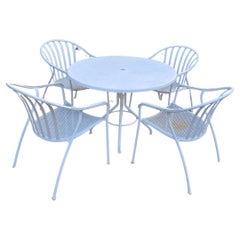 Woodard Wrought Iron Outdoor Valencia Patio Chairs Alfresco Dining