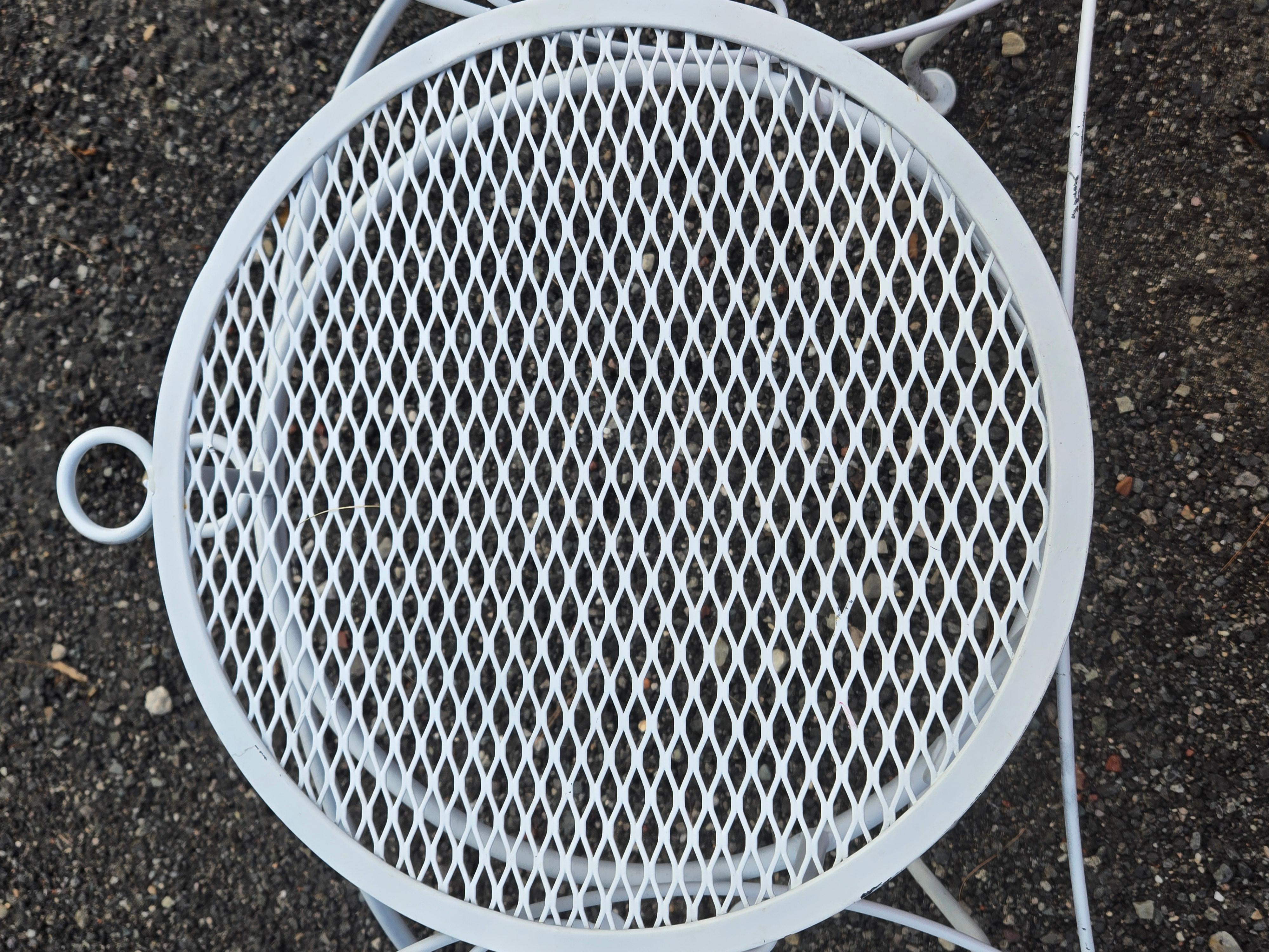 XX secolo Mobili da giardino in ferro battuto Woodard in vendita