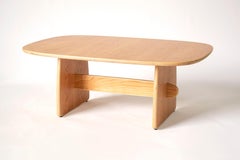 Table basse Woodbine en placage de cerisier et contreplaqué de bois dur par KLN Studio