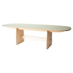 Woodbine Dining Table in Baltic Birch and Natural Linoleum