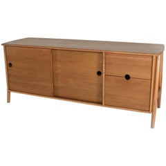 Woodbine Sideboard, Sienna, Midcentury Sideboard in Wood