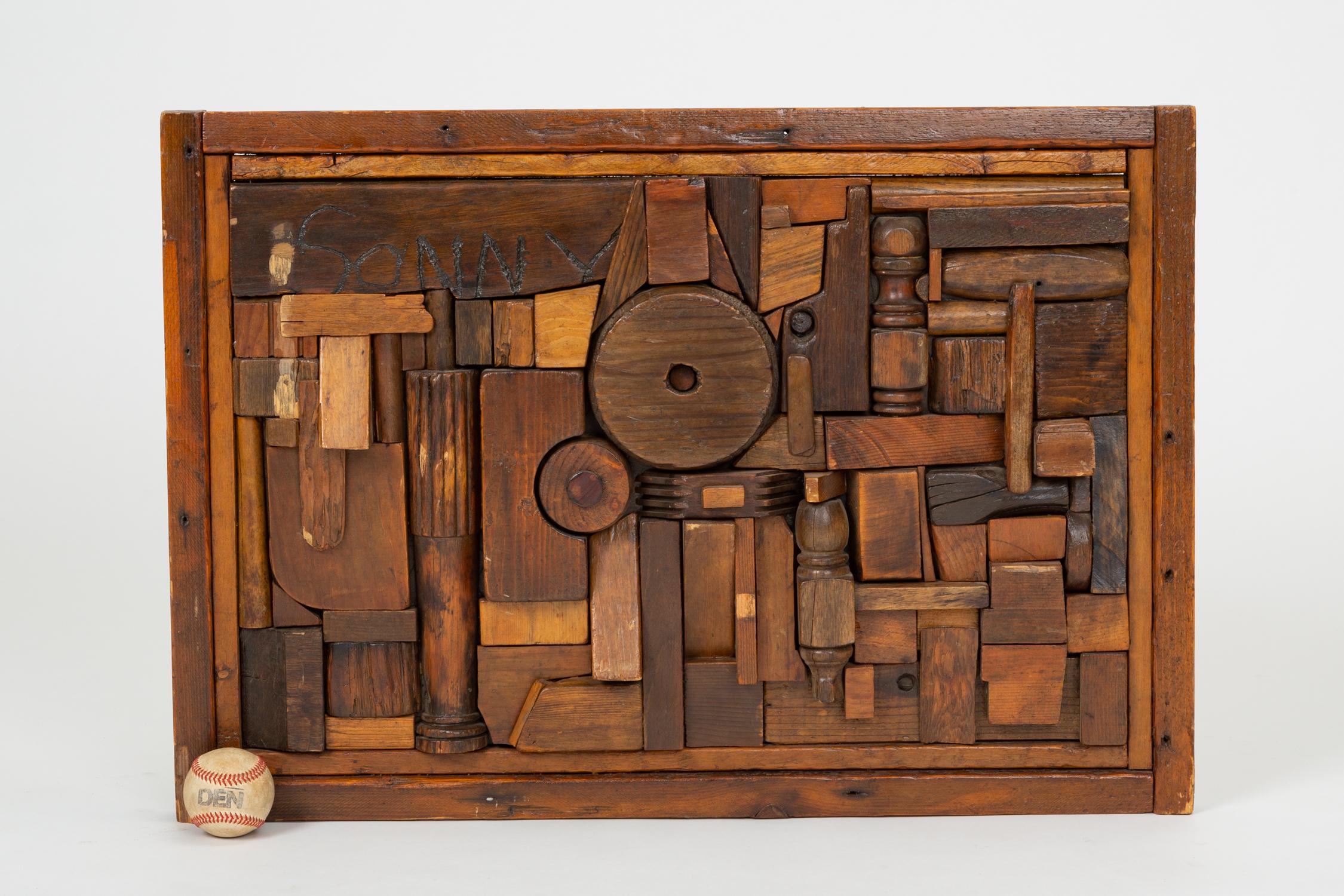 wood assemblage art