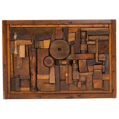 Francis Schanz "Sonny" Woodblock Assemblage