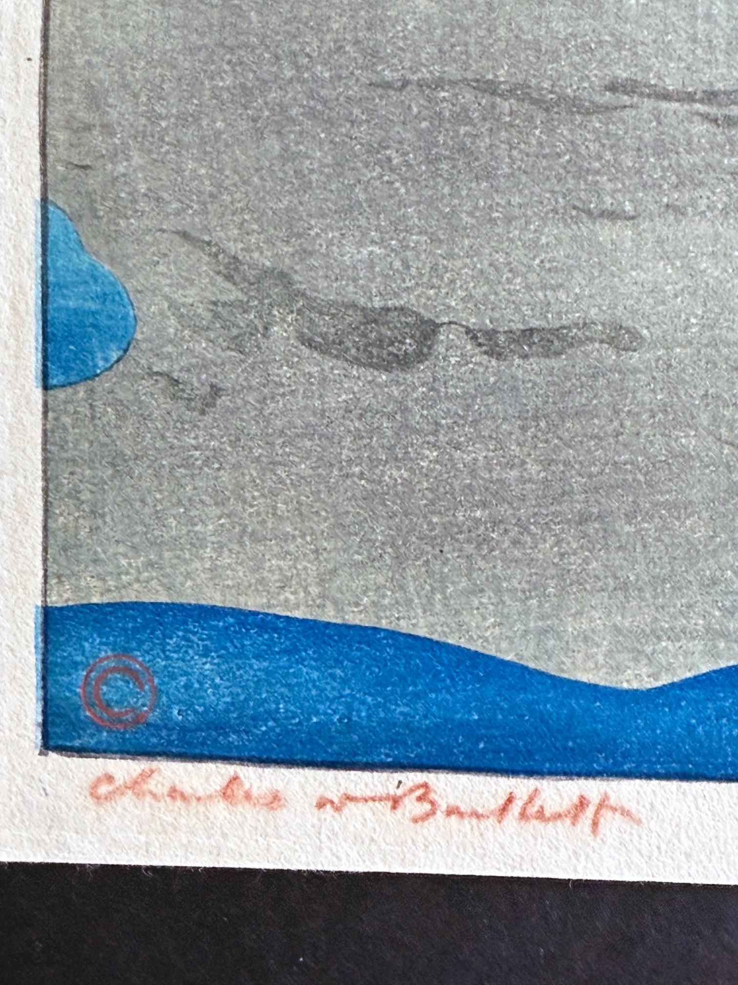 Rare gravure sur bois le mur tartare de Pékin par Charles William Bartlett Bon état - En vente à Atlanta, GA