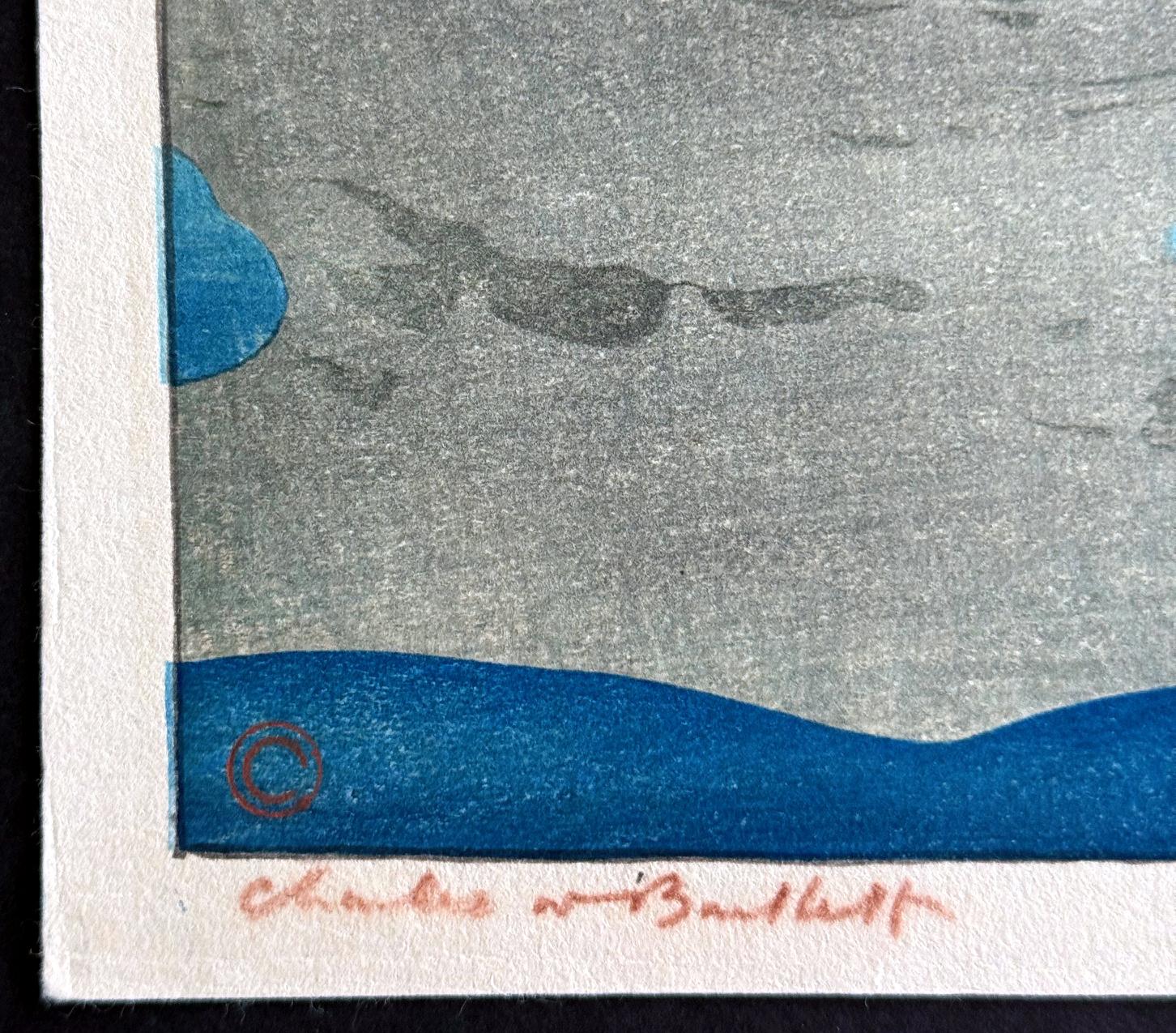 Papier Rare gravure sur bois le mur tartare de Pékin par Charles William Bartlett en vente