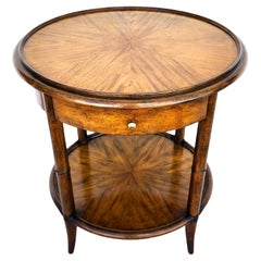 Woodbridge Linwood Center Side Table Faux Bamboo