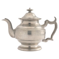 Retro Woodbury Pewter Academic Revival Pewter Holloware Teapot, 1952