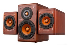 Woodcone Re-designed stereo Speakerset casting paw