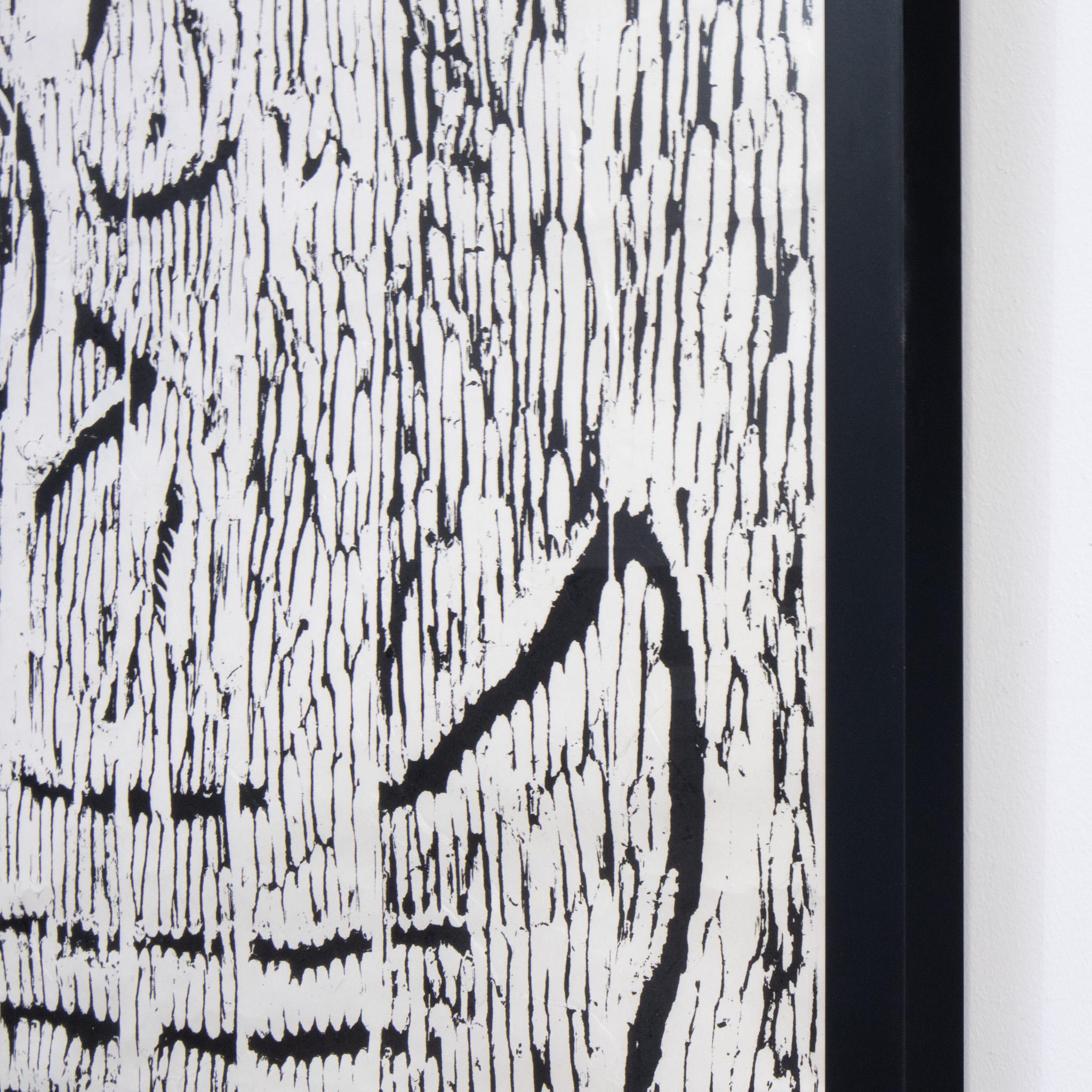 Modern Woodcut Print ‘Nude in a Canoe’ by Simon Packard For Sale